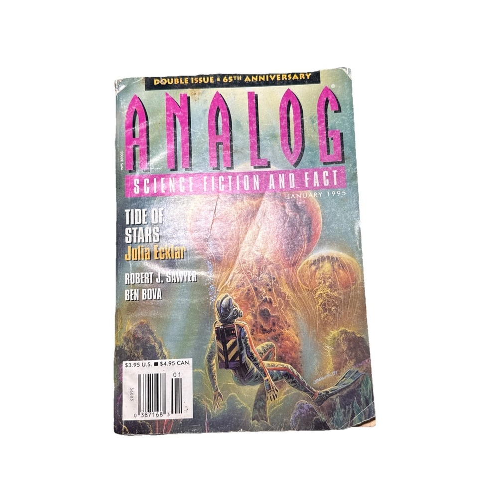 Analog January 1995 (Science Fiction & Fact) Double Issue 65th Anniversary